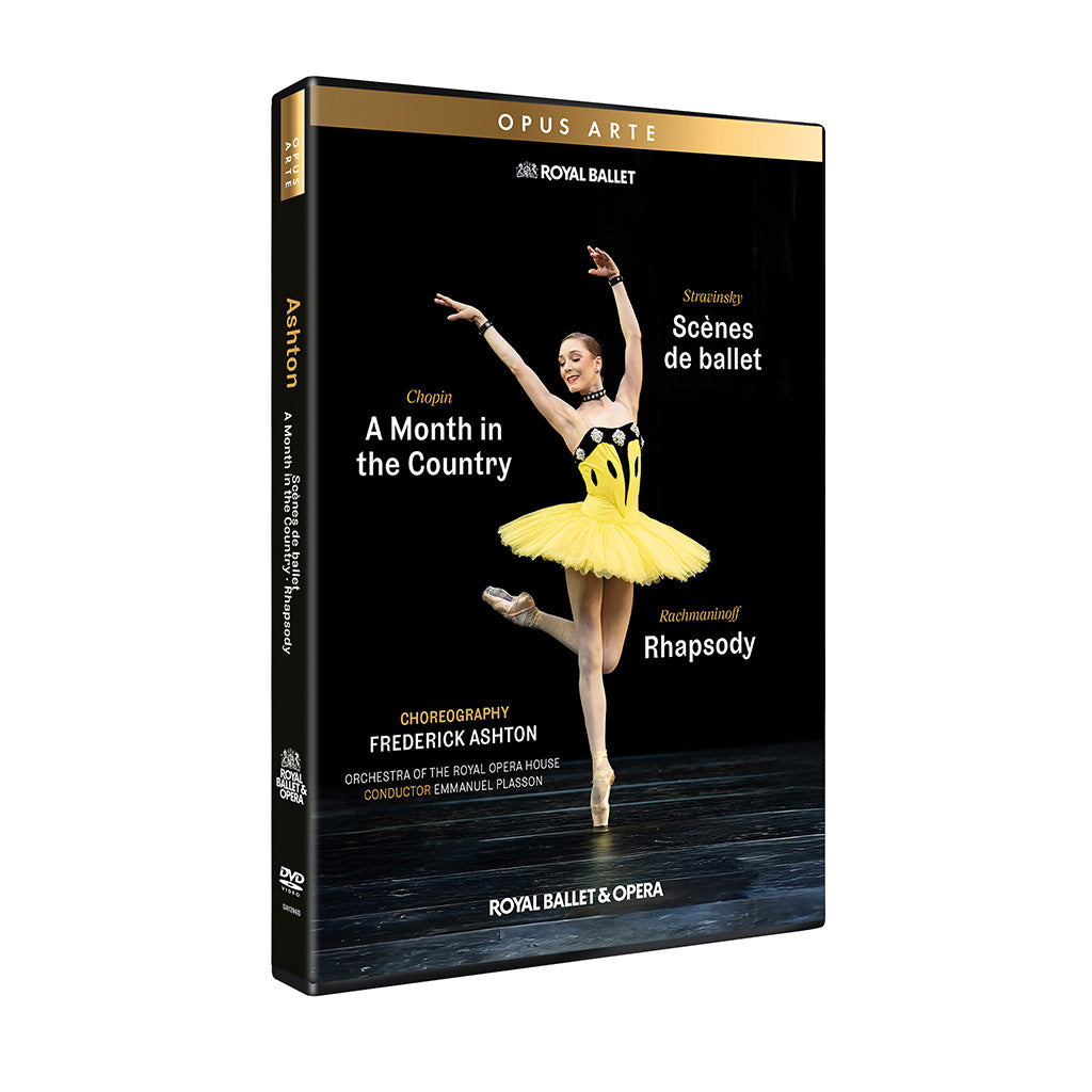 DVD for Ashton triple bill A month in the country, Scenes de ballet and Rhapsody