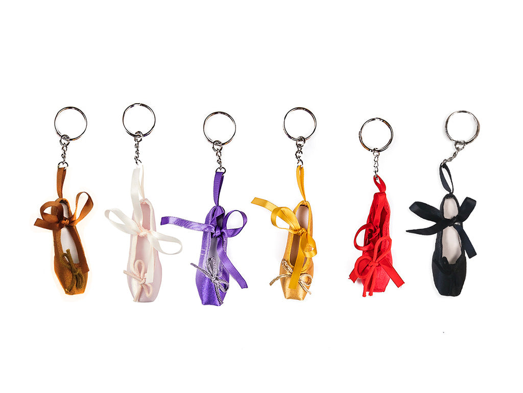 Ballet Shoe Keyrings