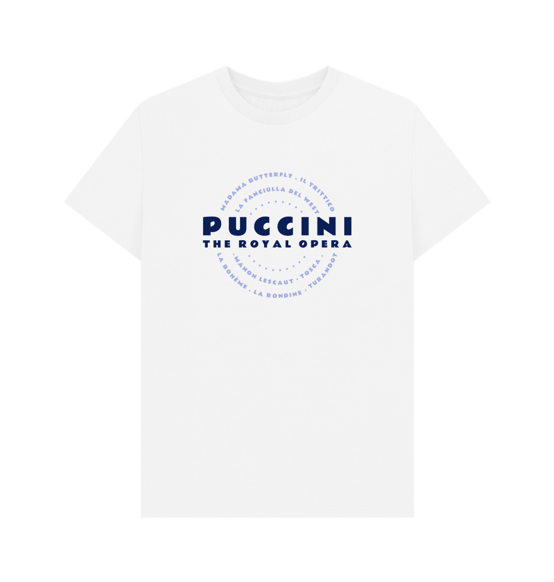 White Puccini T-shirt by Teemill