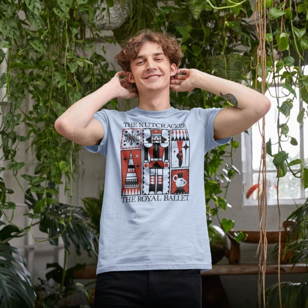 Sky Blue Printed T-shirt