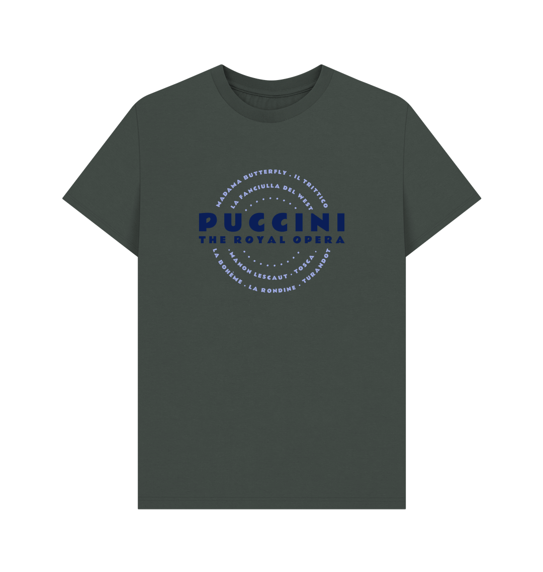 Dark Grey Puccini T-shirt by Teemill