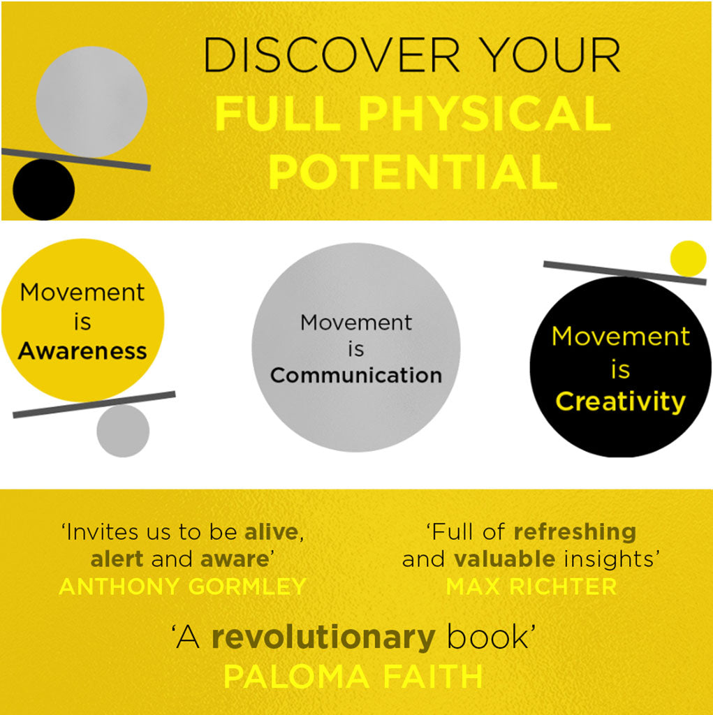yellow book cover for We are movement, unlocking your physical intelligence by Wayne Mcgrecor