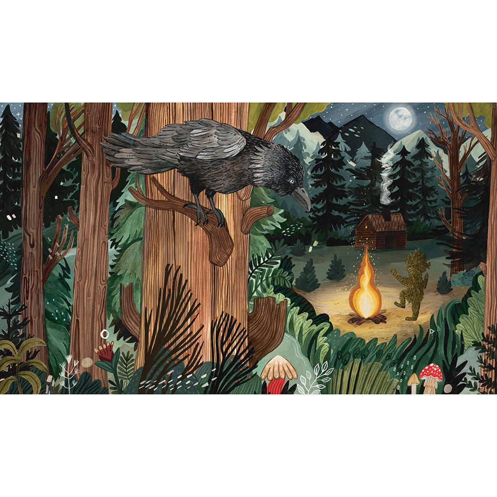 illustration inside Grimm&#39;s Fairy Tales Book