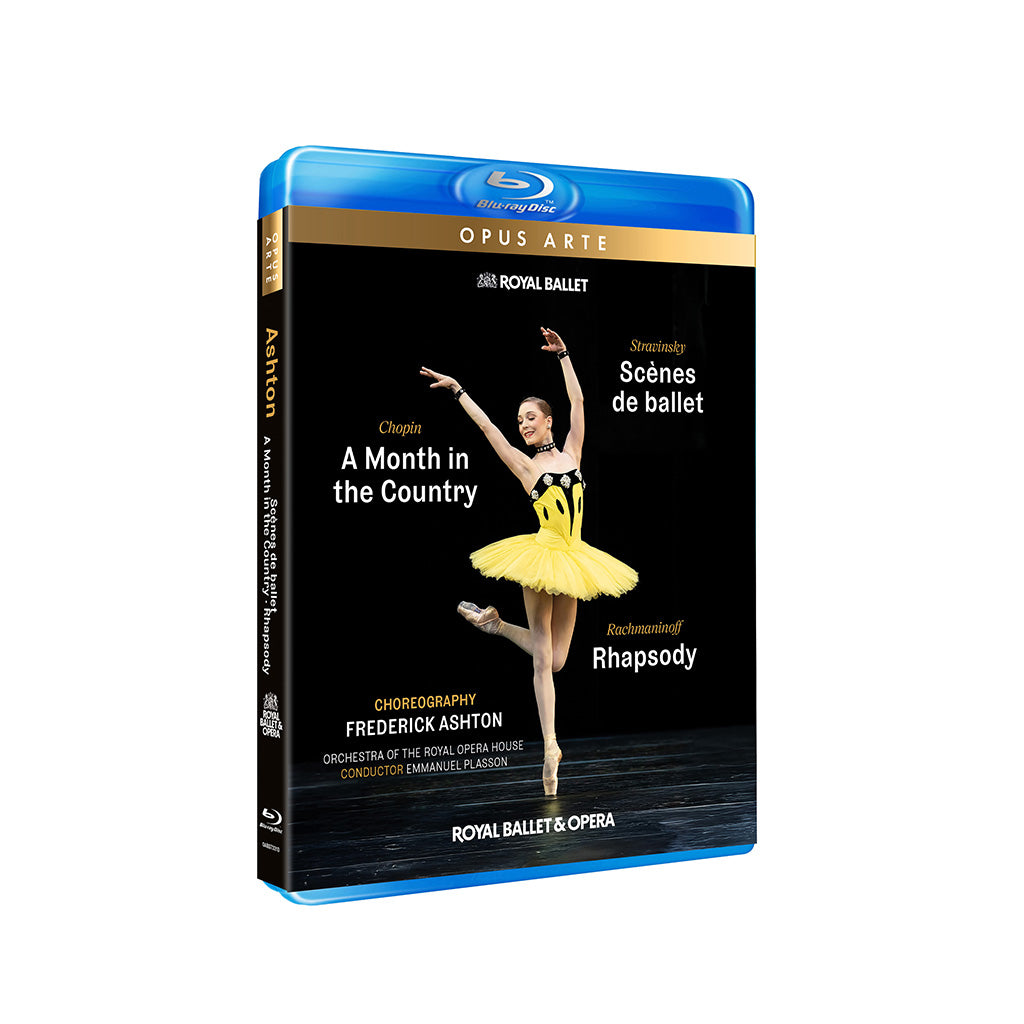Country Rhapsody Ashton: Scènes de ballet / A Month in the Country / Rhapsody Blu-ray