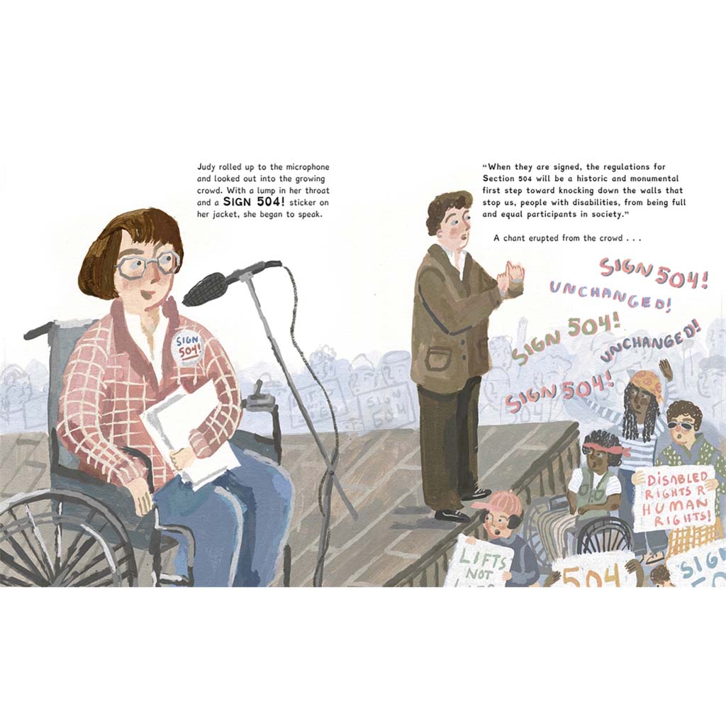 Childrens Book Fighting For YES The Story of Disability Rights Activist Judith Heumann