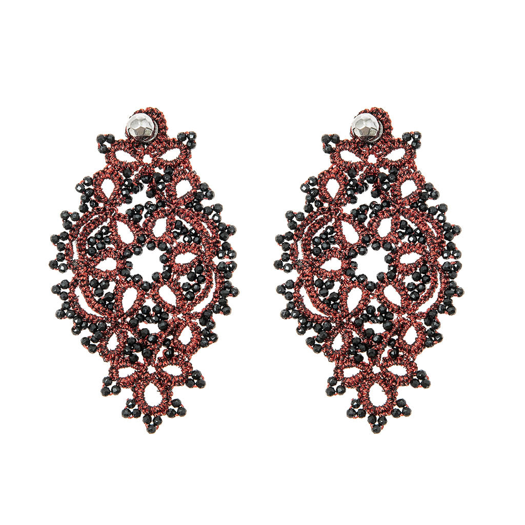 Night at the Opera Lace Earrings