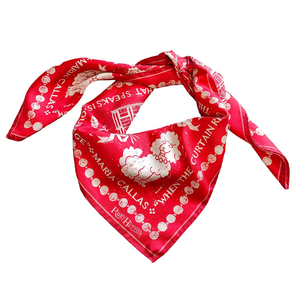 Maria Callas Centenary Silk Scarf