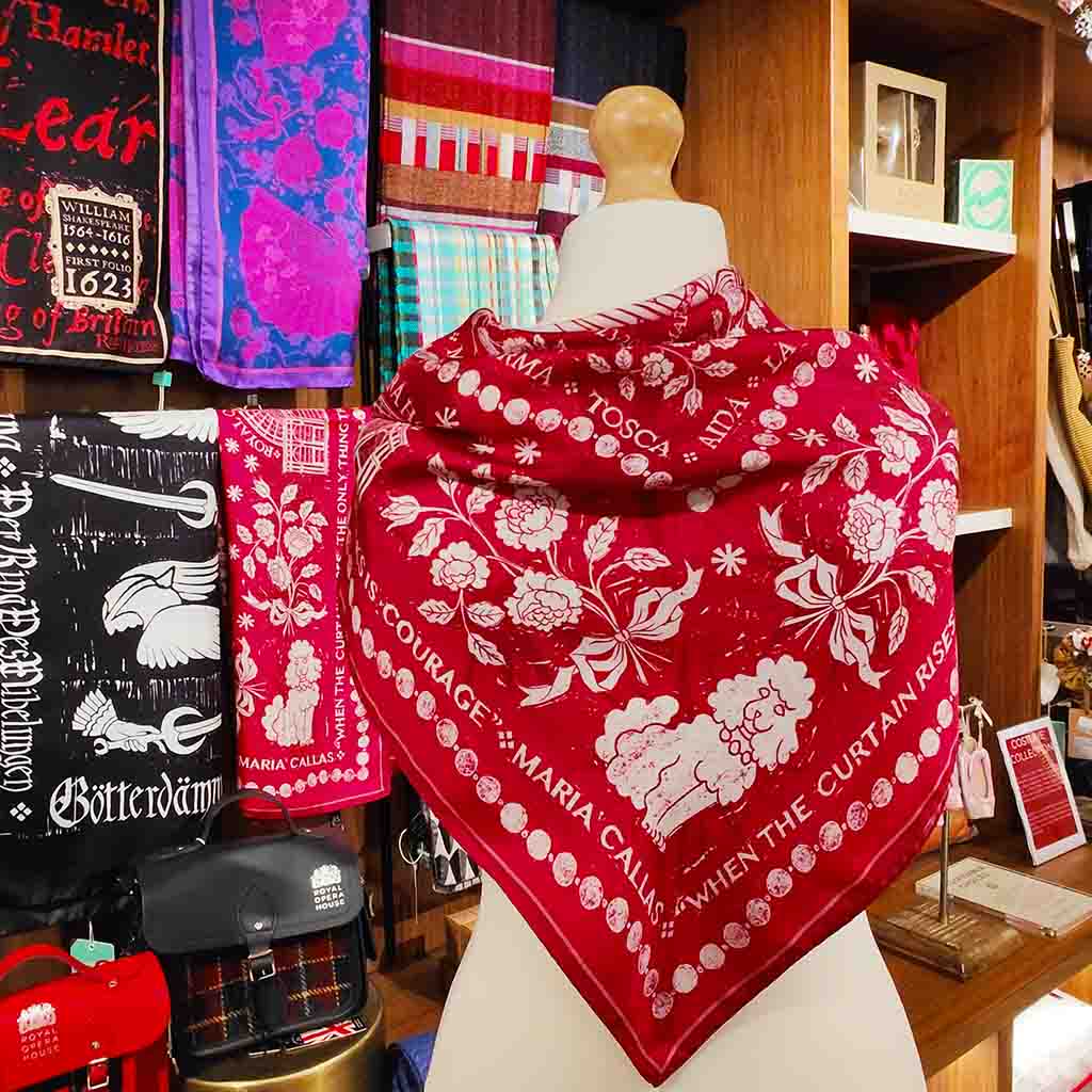 Maria Callas Centenary Silk Scarf