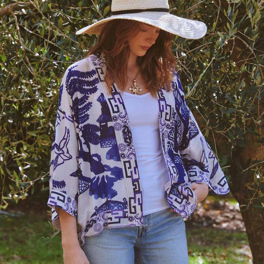 Giant Willow Blue Kimono