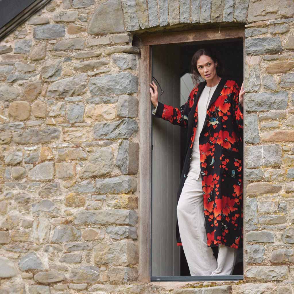 Acer Black Crepe Gown