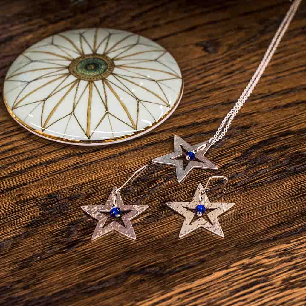 Nutcracker Star Necklace And Earrings