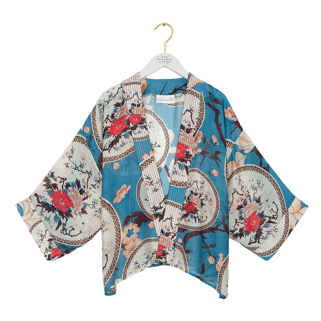 Magnolia Plates Kimono