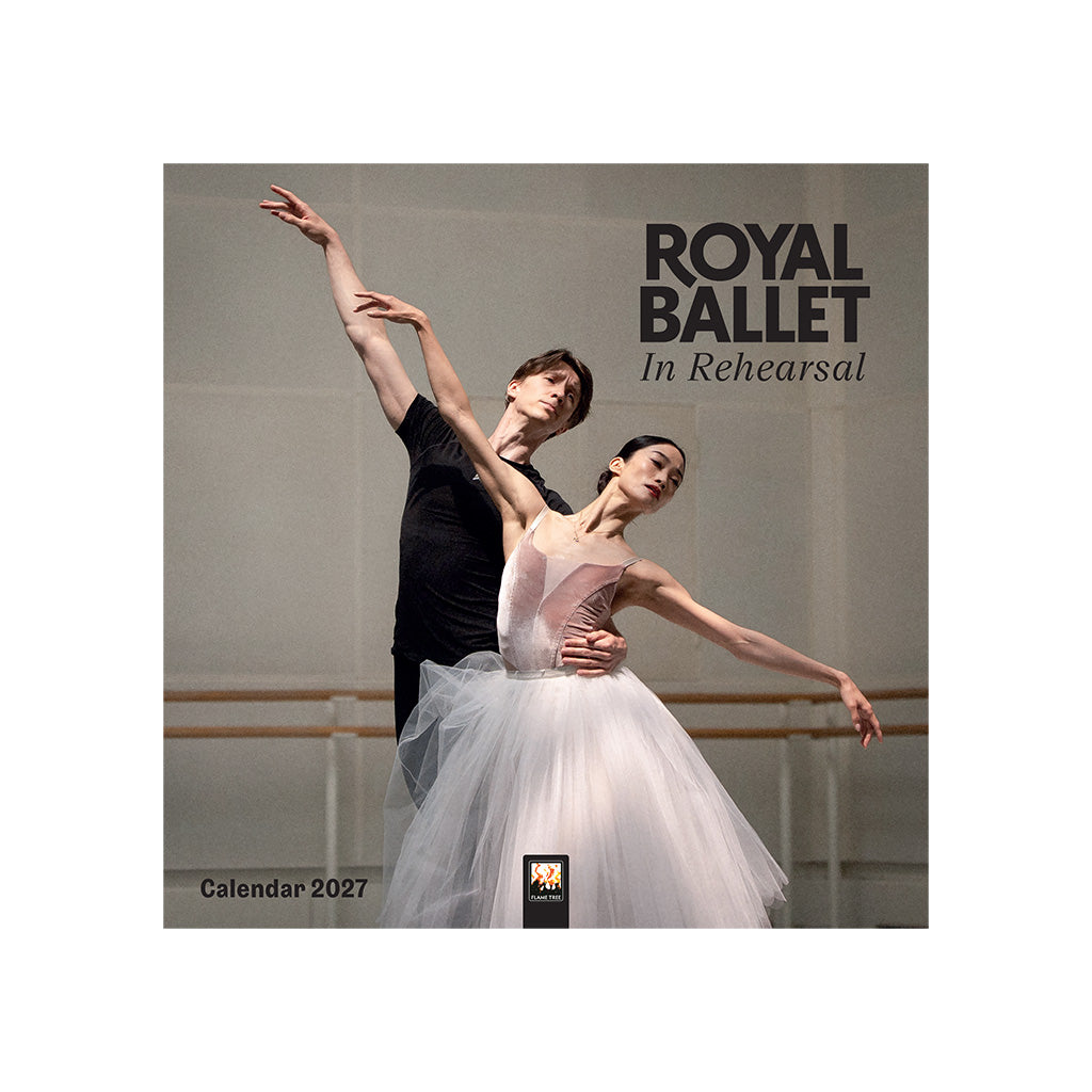 Cover of the Royal Ballet In rehearsal mini calendar for 2027 with two dancers