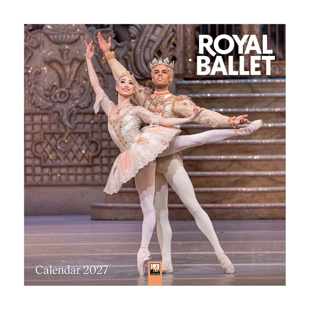 Front cover of the Royal Ballet Wall Calendar for 2027 with dancers from the Nutcracker