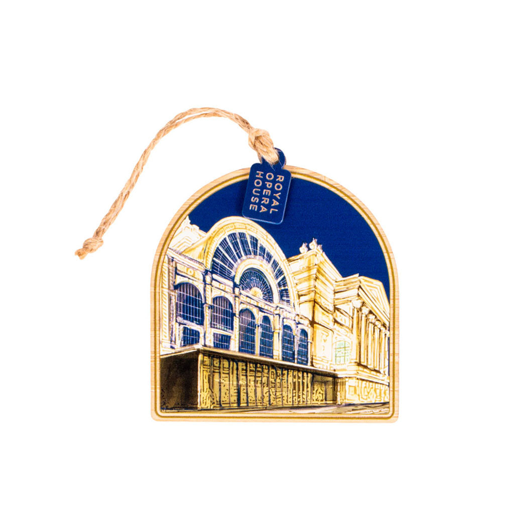 Bow Street view of the Royal Opera House Bamboo Decoration