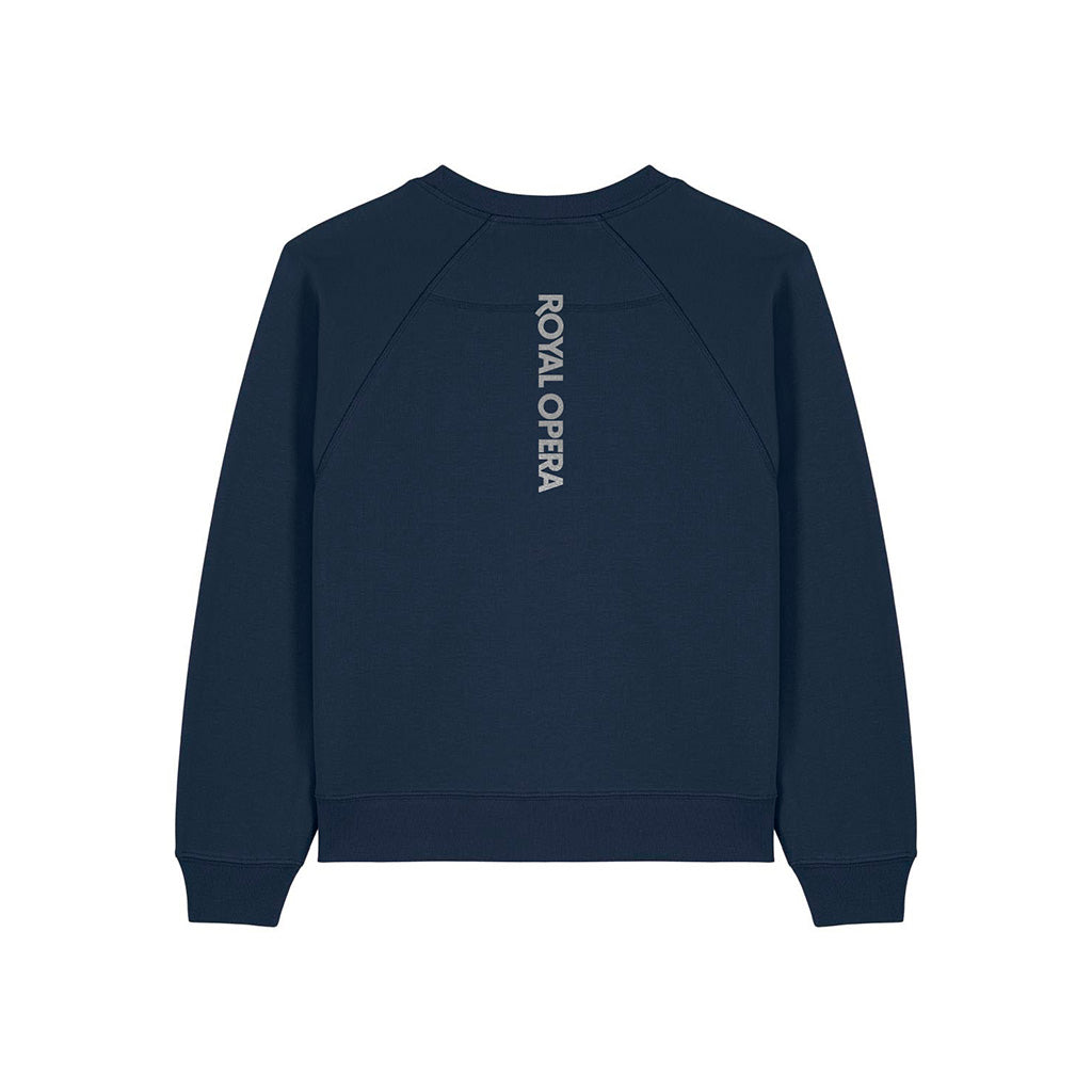 Back of the Royal Opera Sweatshirt with silver text