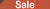 Red background with the word 'Sale' in white text