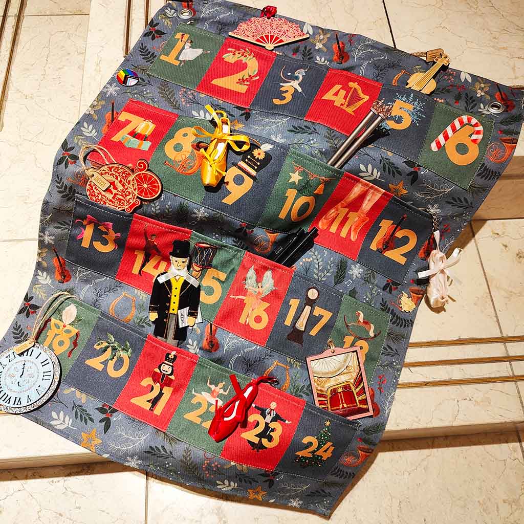 Nutcracker Fabric Advent Calendar