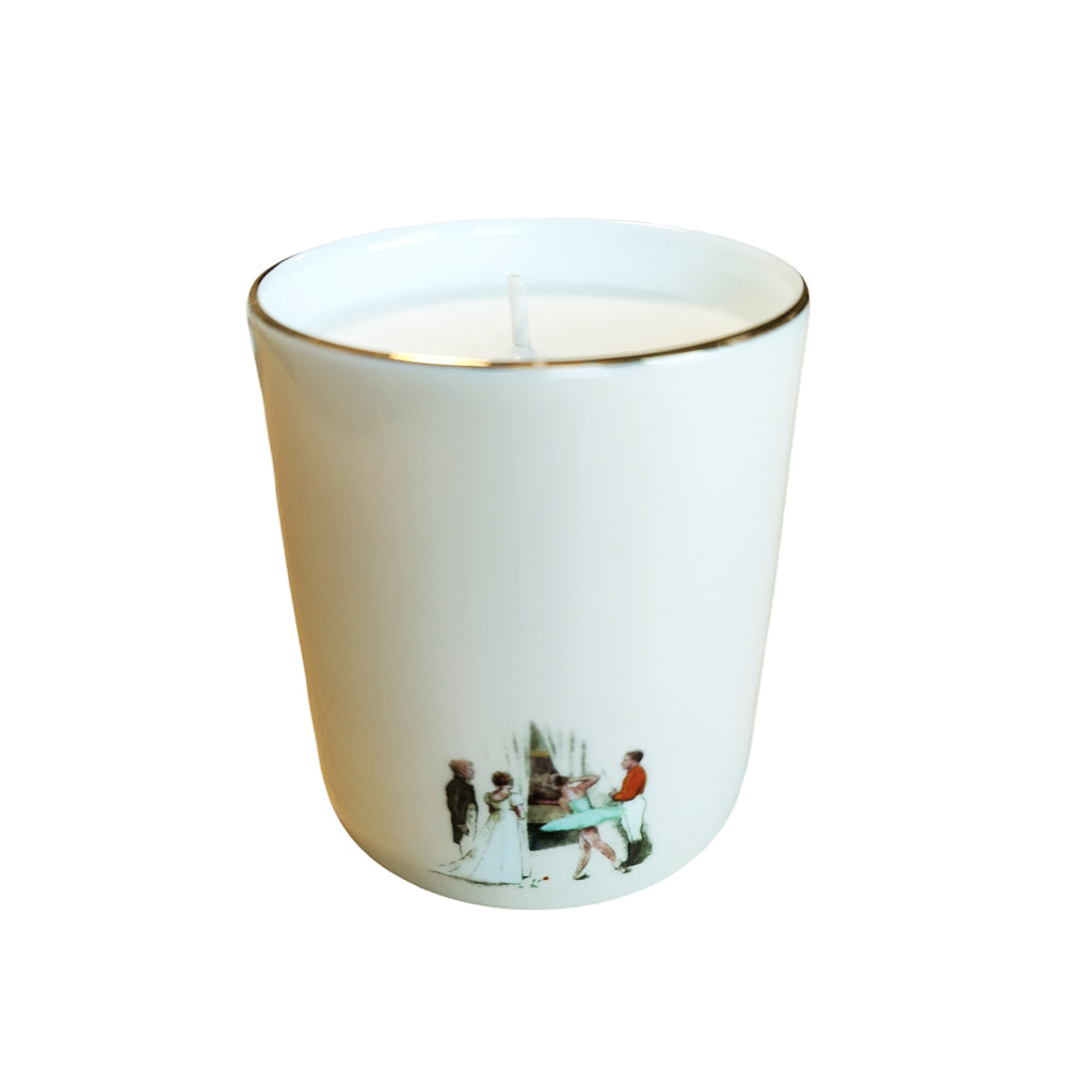 Back of the Auditorium Ceramic candle