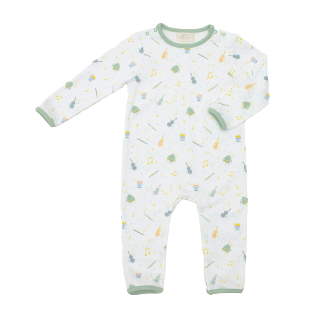 Orchestra Baby Grow on white background