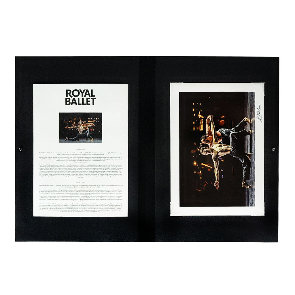 Matthew Ball & Joseph Sissens Limited Edition Print  - photo of the dancers performing