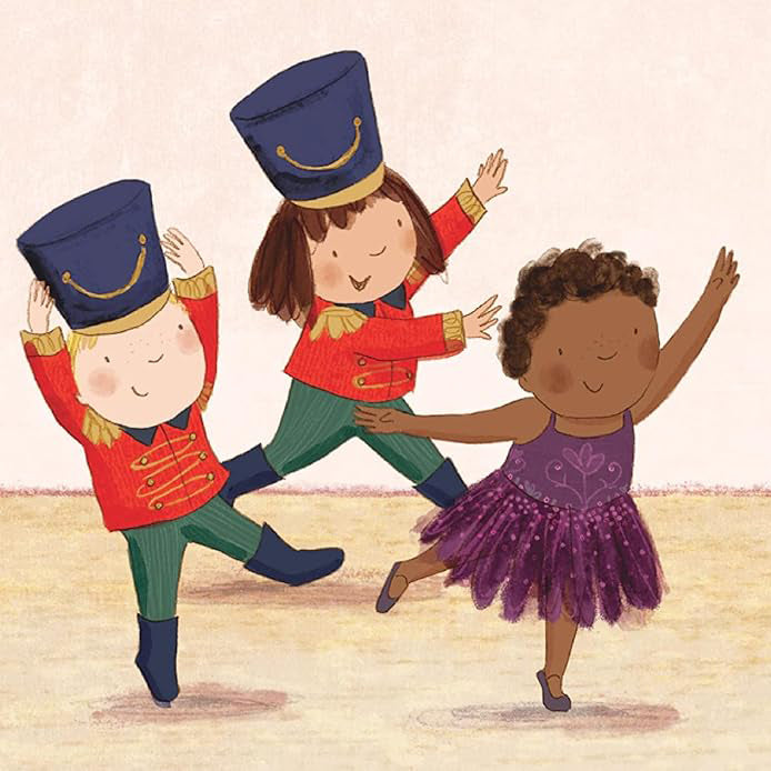 illustrations inside ballet kids book 