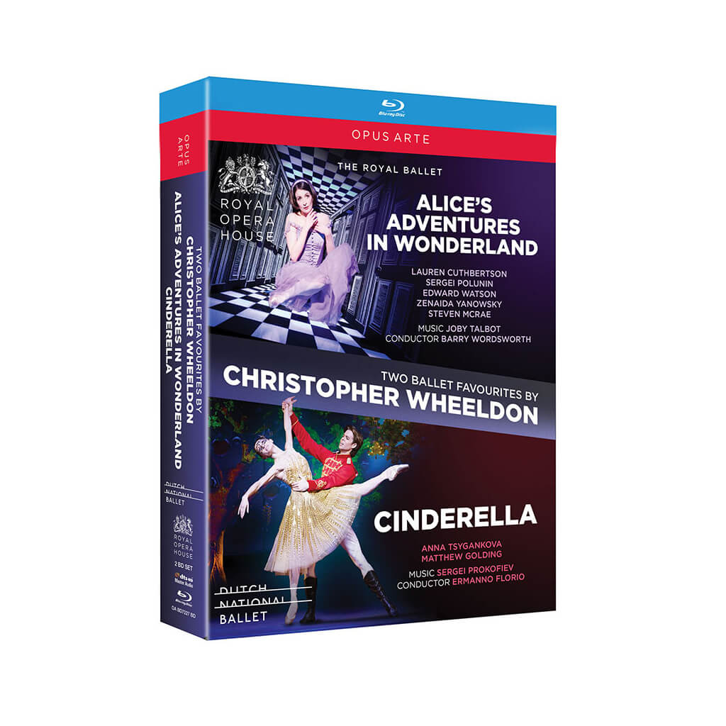 Ballet Alice&#39;s Adventures in Wonderland and  Cinderella Blu-ray Set Christomer Wheeldon