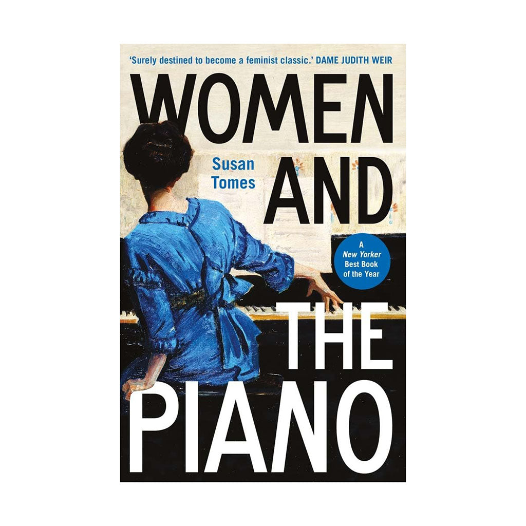 font cover for Women and The Piano book by Susan Tomes on a white background