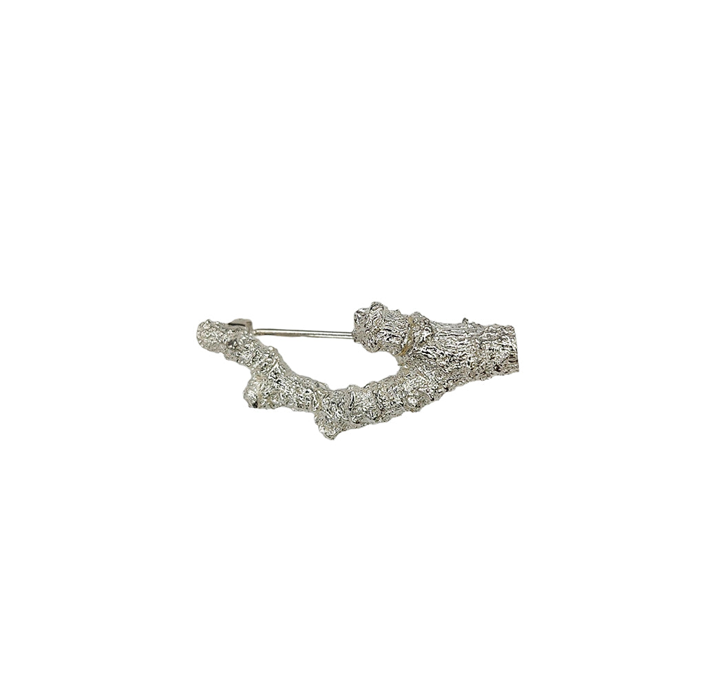 Silver Branch Brooch