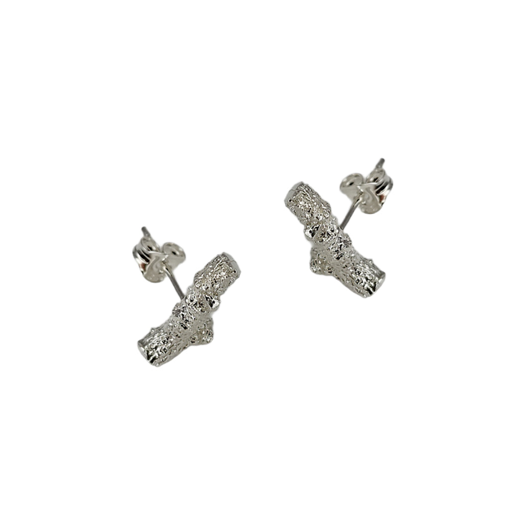 Silver Branch Stud Earrings Amanda Coleman