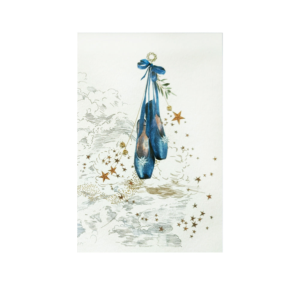 Ballet Shoes for the Stars Greeting Card