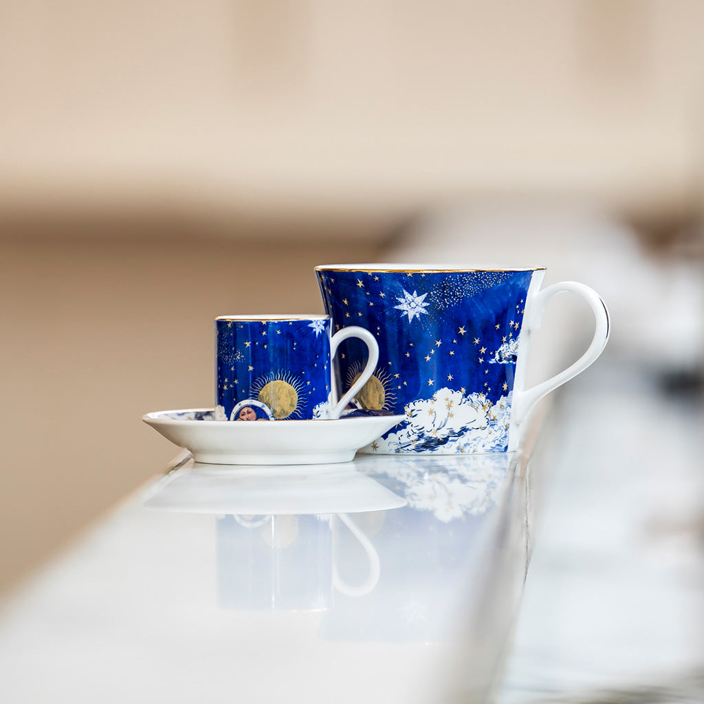 Cinderella Coffee Cup and Saucer with large cup in the Paul Hamlyn Hall