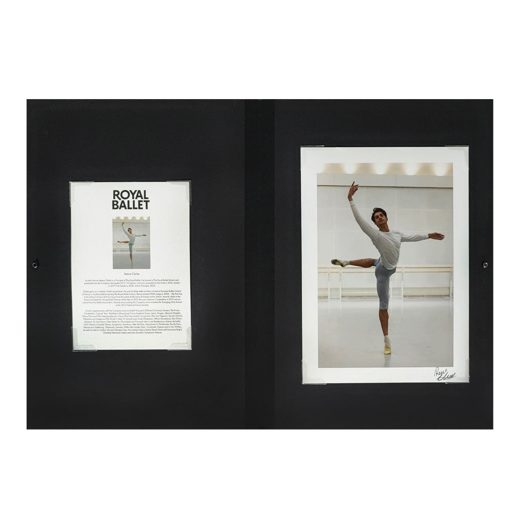 Reece Clarke Limited Edition Print - image taken from rehearsal in RBO studio