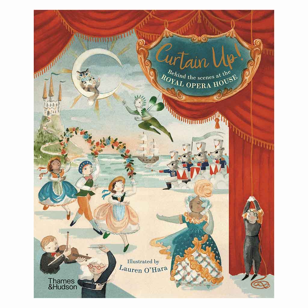 front cover of childrens book Curtain Up