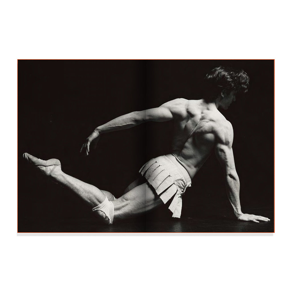 Drowning Light Book page view of dancer Matthew Ball