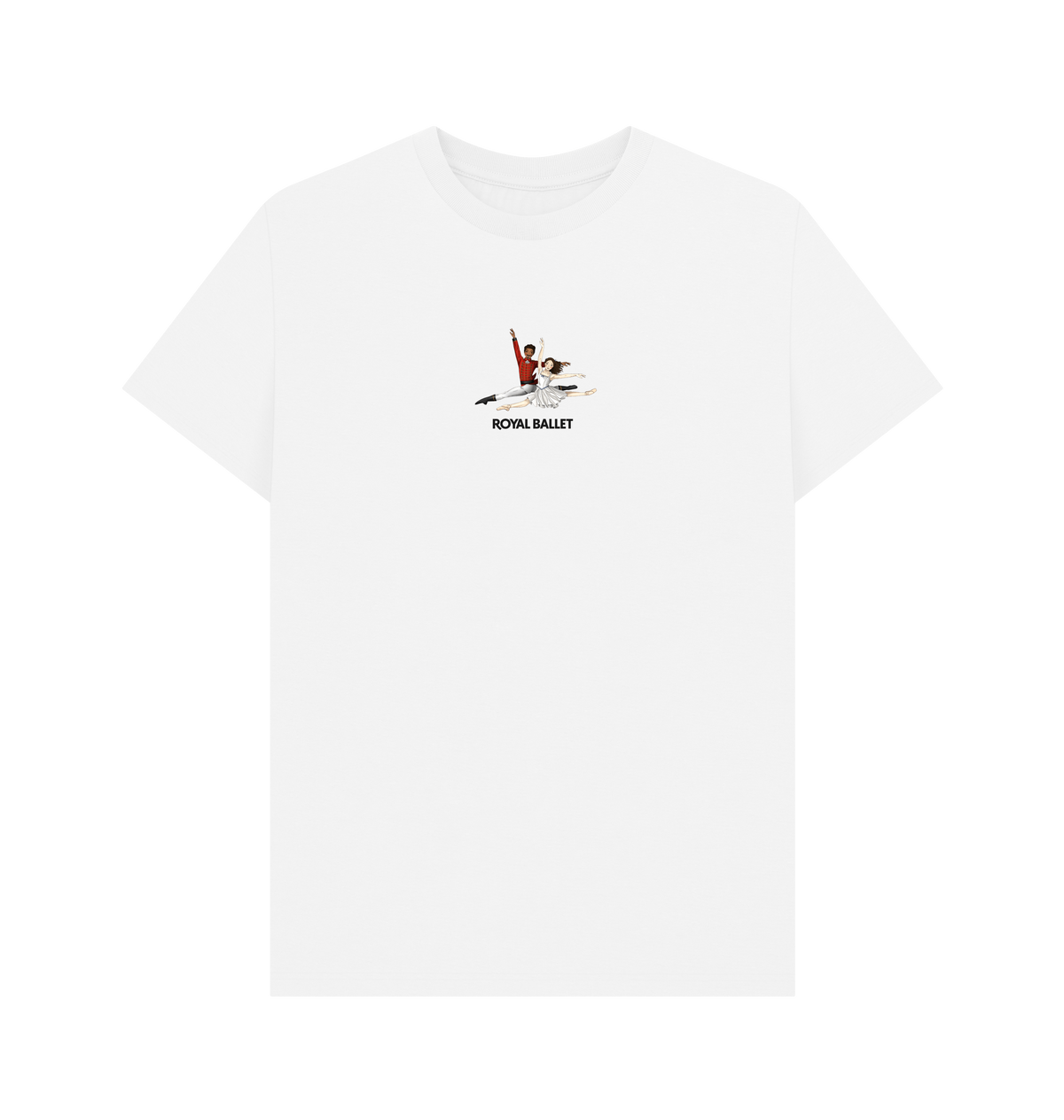 White Printed T-shirt Front