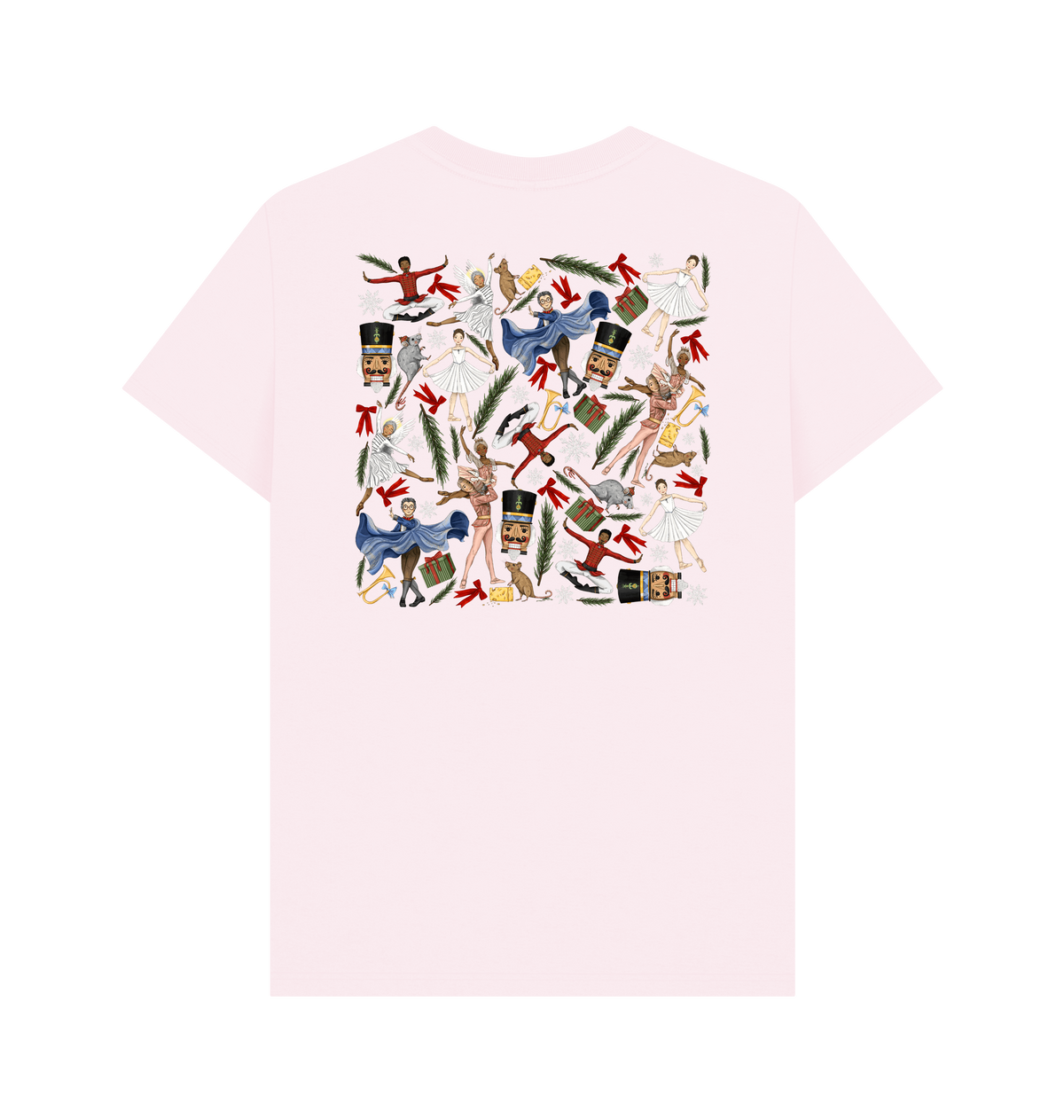 Pink Printed T-shirt Back