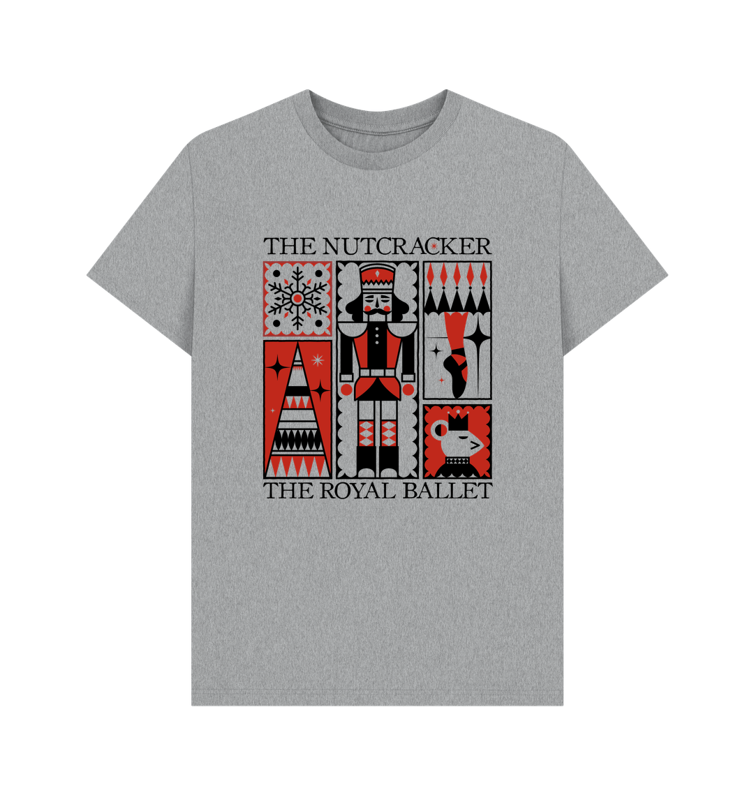 Athletic Grey Printed T-shirt