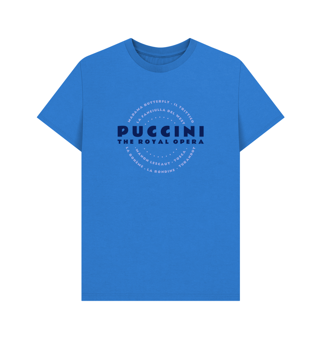 Bright Blue Puccini T-shirt by Teemill