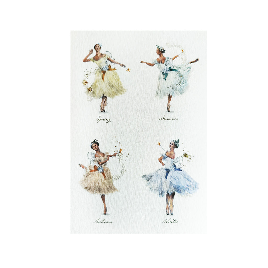 Seasonal Fairies Greeting Card