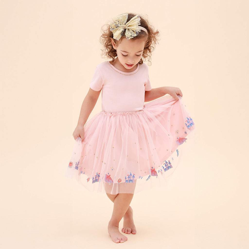 Albetta Embroidered Tutu Dress