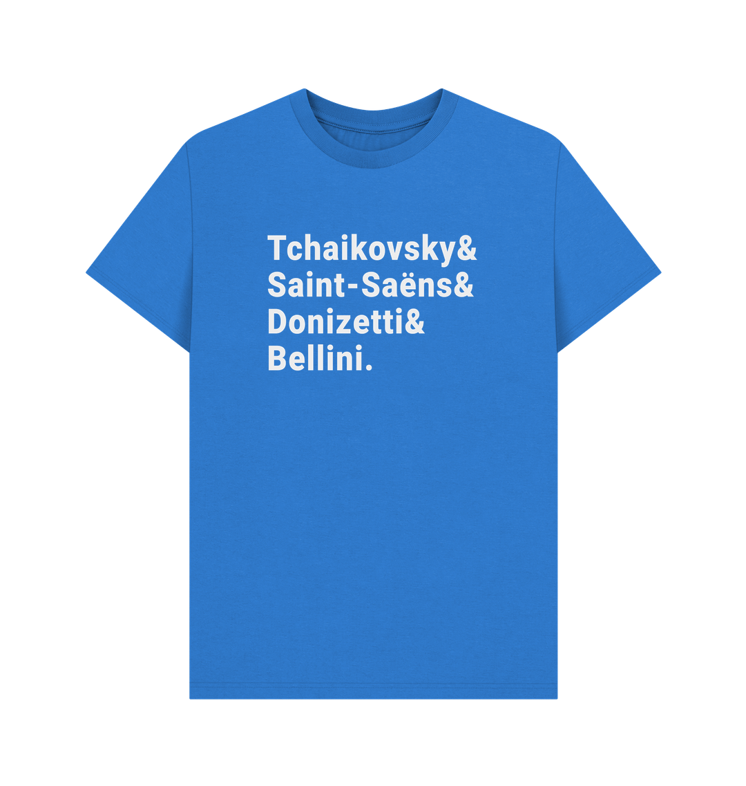 Bright Blue Printed T-shirt