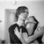 Print of dancers Margot Fonteyn and Rudolf Nureyev in rehearsal on  a white background