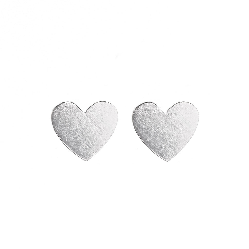Ballet Heart Studs Earrings