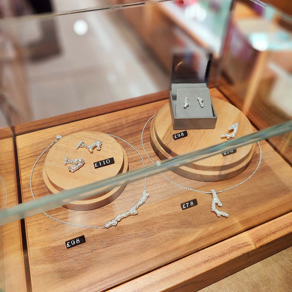 Amanda Coleman Jewellery on display