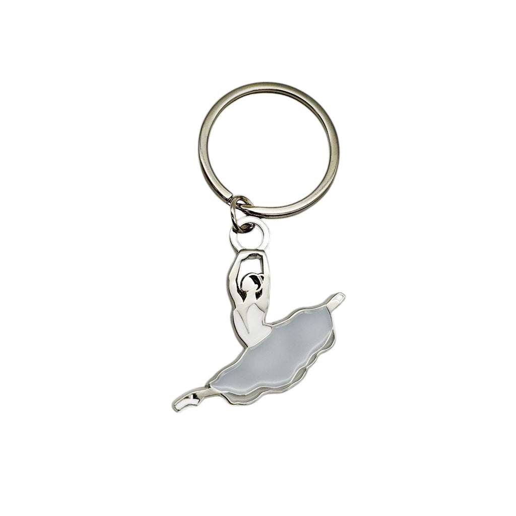 Ballet Dancer Blue Jete Keyring