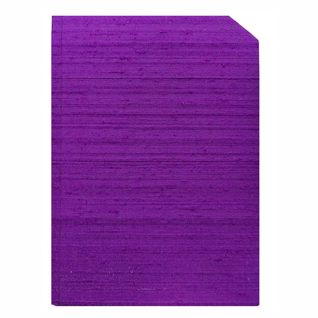Purple costume fabric covered notebook