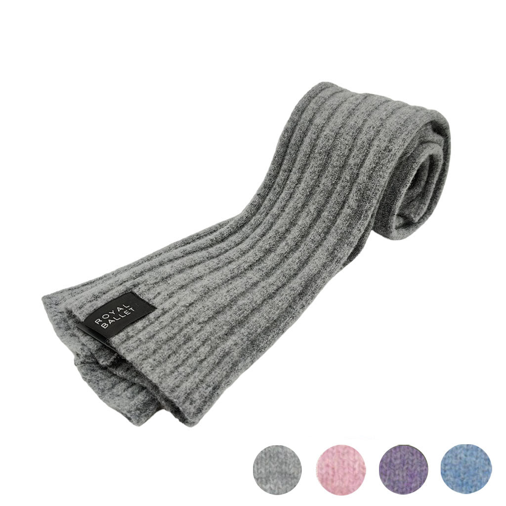 100% Wool Grey Royal Ballet Leg Warmers