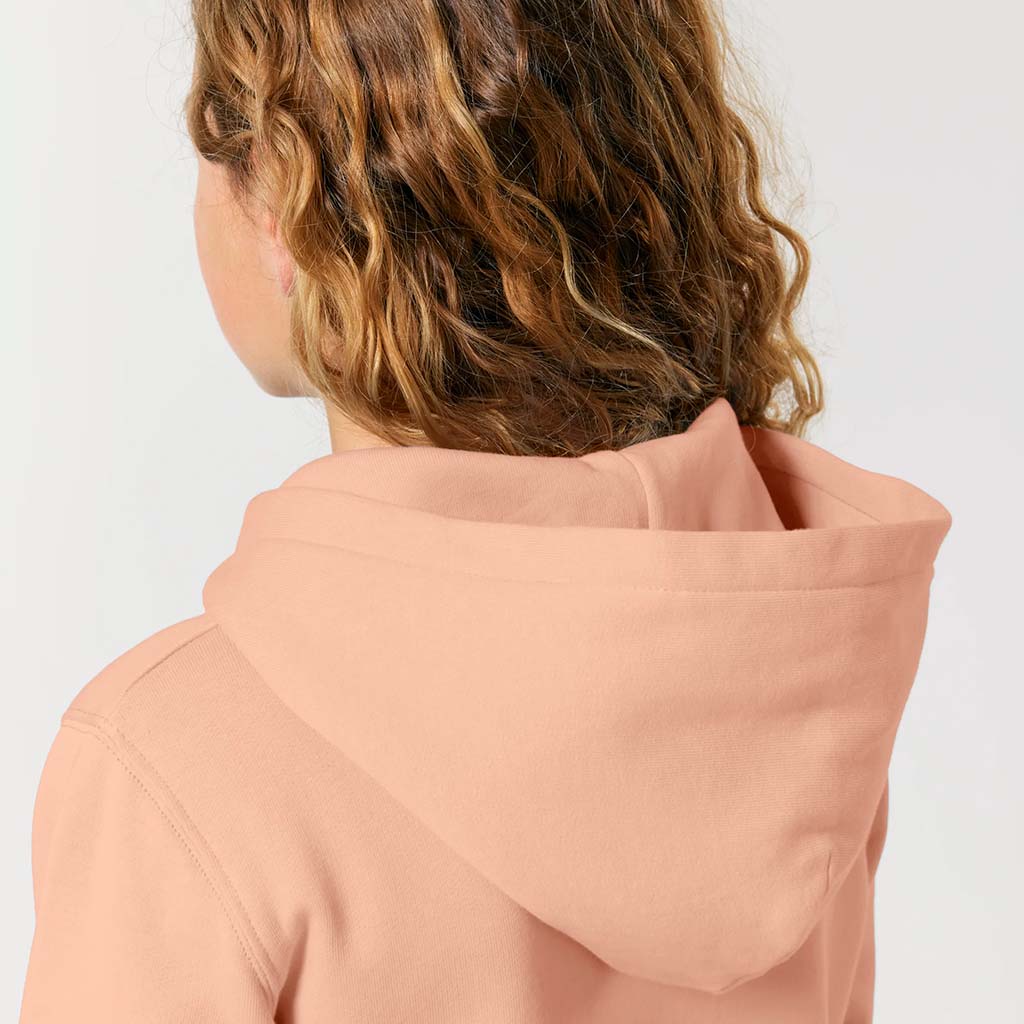 View of Hood on Royal Ballet Mini Zip Hoodie