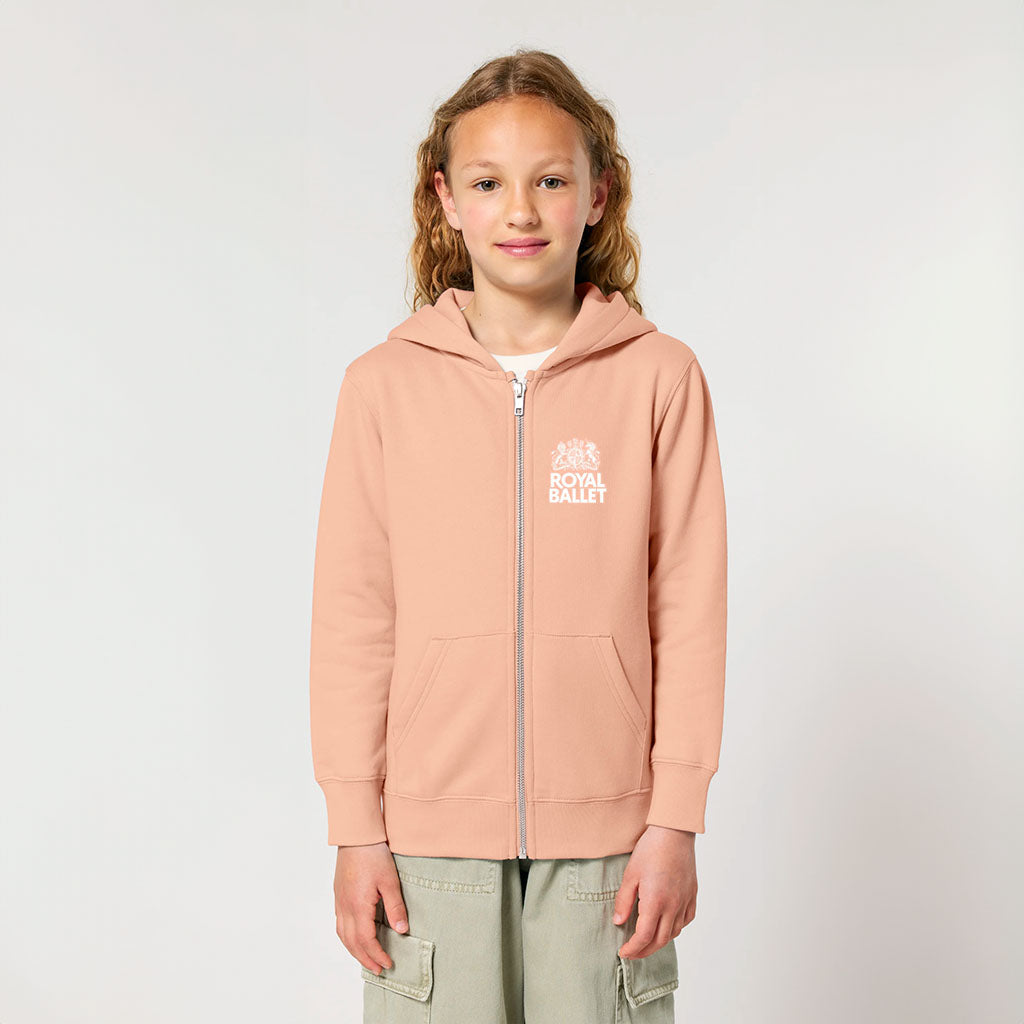 Royal Ballet Peach Mini Hoodie Royal Ballet and Opera Shop